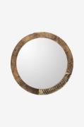 Halvor Bakke - Fausko Rund Spegel - Brun - Speglar - Från Homeroom