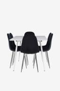 Venture Home - Silar Matbord med Polar Matstol - Silver - Matgrupper -...