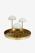 Dyberg Larsen - Bordslampa Along Mini 3 st. och bricka - Beige - Bords...