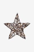 Star Trading - Outdoordecoration Vicke Star 40cm - Brun - Julpynt - Fr...