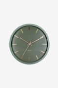 Karlsson - Väggklocka Globe - Grön - Väggklockor & bordsur - Från Home...