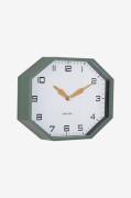 Karlsson - Väggklocka Modern Factory Octagon - Grön - Väggklockor & bo...
