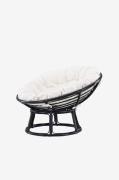 Venture Home - Bonnie fåtölj - Svart - Loungemöbler - Från Homeroom