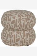 WOOOD - Anic Pouf - Beige - Fotpallar & puffar - Från Homeroom
