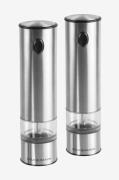 Cole & Mason - Salt & Pepper Elektrisk Battersea - Silver - Kryddkvarn...