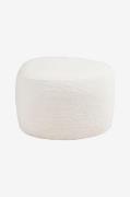 House Nordic - Puff, Hilo - Vit - Fotpallar & puffar - Från Homeroom