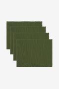 Linum - Bordstabletter Uni 4-pack - Grön - Löpare & tabletter - Från H...