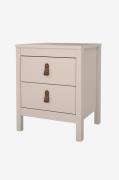 Tvilum - Madrid Nattduksbord 2 lådor - Beige - Sängbord - Från Homeroo...