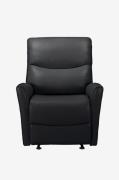 Loft24 - Chesley Fåtölj Manuel PU - Svart - Fåtöljer - Från Homeroom