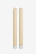 DeluxeHomeart - LED Taper Candle 2,2x24 cm 2 st - Vit - Ljus - Från Ho...