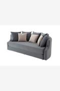 Hanah Home - 3-sits bäddsoffa Letto - Grå - 3-sits soffor - Från Homer...
