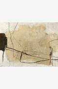 Malerifabrikken - Design Målning / Cloudline / 120x90 Cm - Beige - Tav...