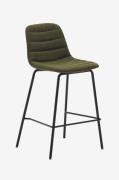 Kave Home - Barstol - zunilda 2-pack - Grön - Barstolar & pallar - Frå...