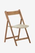 Kave Home - Utomhusstol - dandara 2-pack - Brun - Utestolar & pallar -...