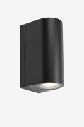 Markslöjd - Vägglampa Alor 2L - Svart - Fasadbelysning - Från Homeroom