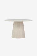 Venture Home - Lanzo runt matbord - Beige - Matbord - Från Homeroom