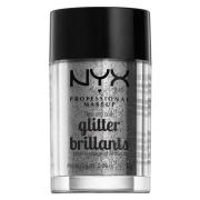 NYX Professional Makeup Face And Body Glitter Brilliants Silver G