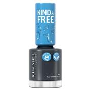 Rimmel London Kind & Free Nail Polish Lacquer 158 All Greyed Out