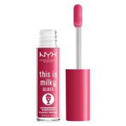 NYX Professional Makeup This Is Milky Gloss Strawberry Horchata 4