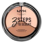 NYX Professional Makeup 3 Steps To Sculpt Fair 5 g