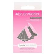 Brushworks Charcoal Blotting Papers 100pcs