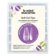Le Mini Macaron Soft Gel Tips Medium Coffin 220 st