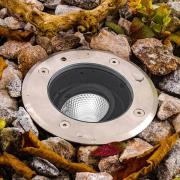 EVN Pentola inbyggnadslampa stål Ø13,5cm 3.000K