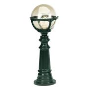 K.S. Verlichting Väglampa Java, grön, höjd 75 cm, metall, IP44