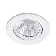 Trio Lighting Rund LED-inbyggnadsspotlight Pamir i matt vitt