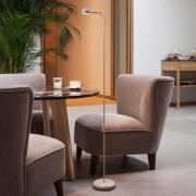 Vibia Pin 1660 LED-golvlampa, 125 cm, krämfärgad