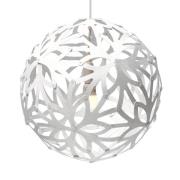 david trubridge Floral hängande lampa Ø 40cm vit