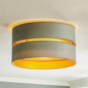 Duolla Taklampa Golden Duo Ø 40 cm mintgrön/guld