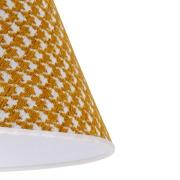 Duolla Lampskärm Sofia 21 cm, hönstrittmönster gul