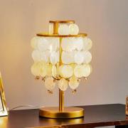ONLI Bordslampa Ruben med pärlemorskivor
