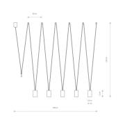 Nowodvorski Lighting Hänglampa More Eye, 5 lampor, svart