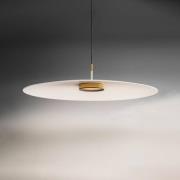 OLEV Overfly plus LED-hängande lampa vit/guld Ø 75cm