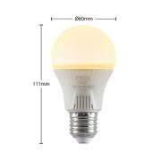 PRIOS LED-lampa E27 A60 11 W vit 2 700 K