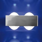 Top Light Focus vägglampa, nickel 4 linser, metall, glas