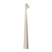 Vibia LED-bordslampa Africa, höjd 45 cm, ljusbeige
