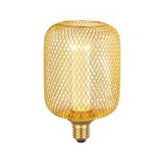 Searchlight LED-lampa E27 Mesh 3,5W 1.800K guld
