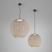 Bover Nans Sphere S/60 LED utomhus pendellampa brun