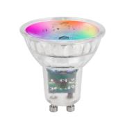 Prios GU10 4,9W LED-lampa, smart, CCT