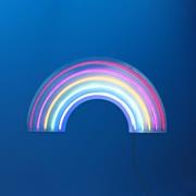 JUST LIGHT. LED-vägglampa Neon Rainbow, USB