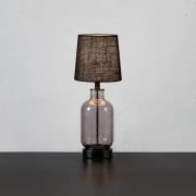Markslöjd Bordslampa Costero, rökgrå/svart, 43 cm