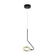 Zambelis LED-pendellampa 22045 arm rörlig matt vit/guld