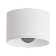 Zambelis LED-taklampa för utomhusbruk S132, Ø 8 cm, sandvit