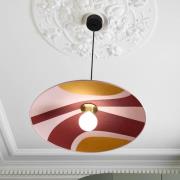 MARKET SET Sonia Laudet hänglampa, Ø 80 cm rosa