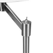 Trio Lighting Cassio bordslampa med tygskärm, nickel