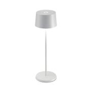 Zafferano Olivia 3K bordslampa IP65 vit