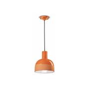 Ferroluce Caxixi pendellampa i keramik, orange